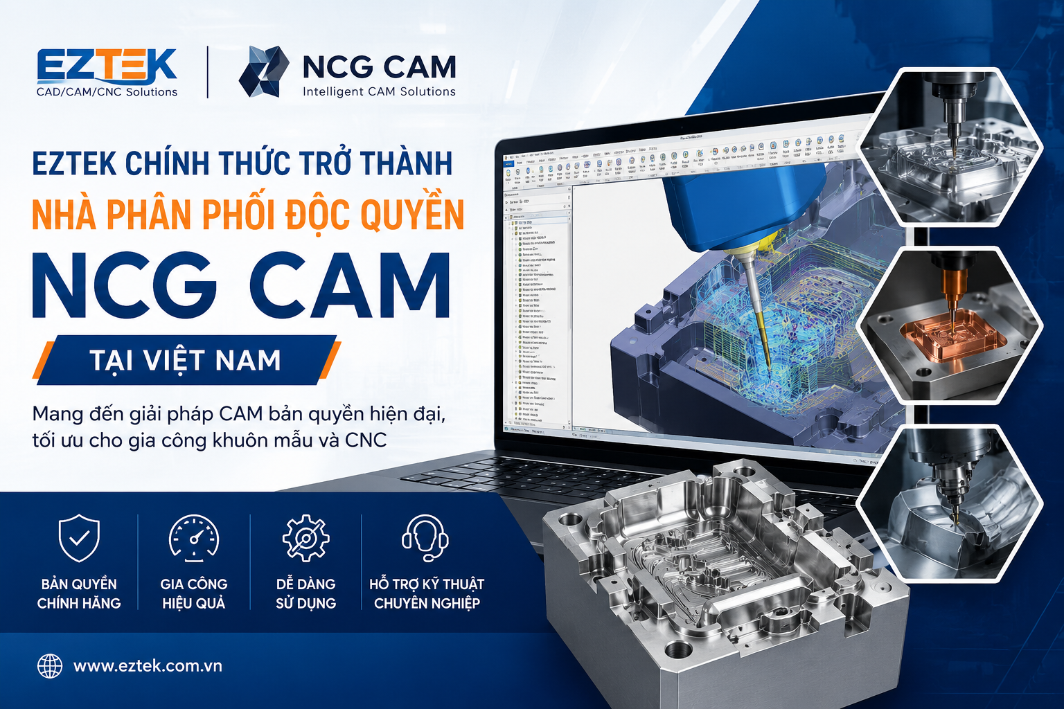 EZTEK Chính Thức Trở Thành Nhà Phân Phối Độc Quyền NCG CAM Tại Việt Nam